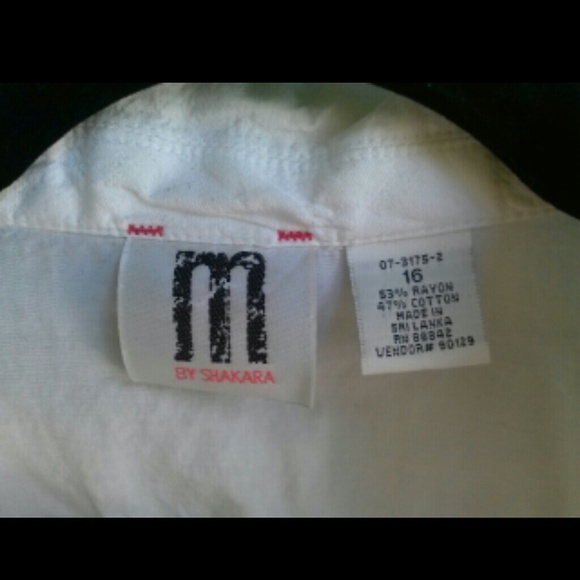 M by Shakara white blouse - Picture 2 of 2