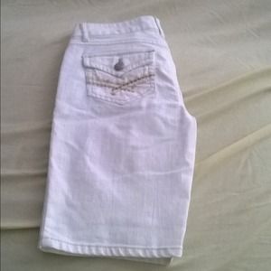 White Bermuda Shorts