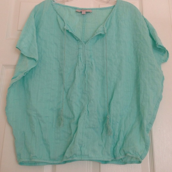 Ann Taylor Loft Mint Blouse