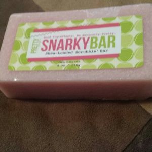 Exfoliating scrubbing soap bar