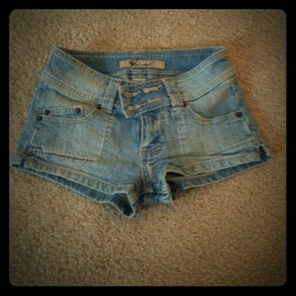 Wet Seal high waisted denim shorts