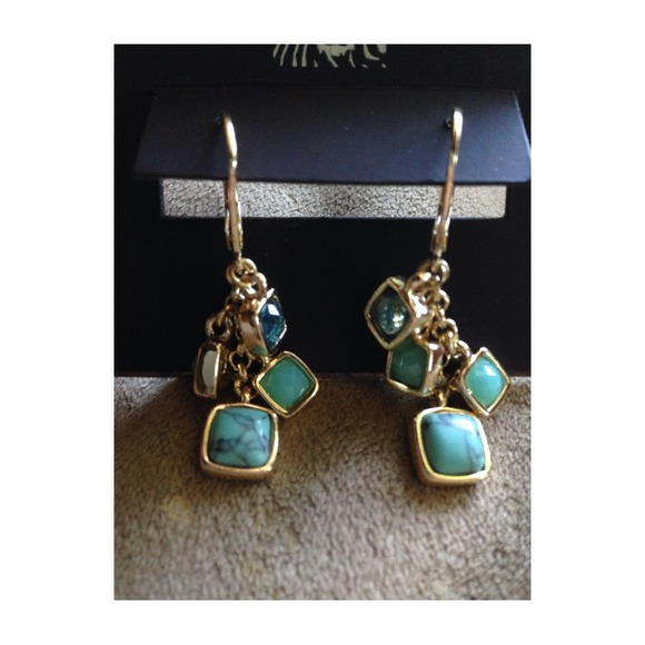Anne Klein Turquoise Earrings - Picture 2 of 2