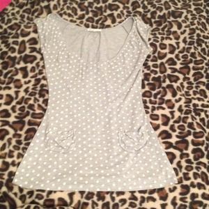 polka dot blouse