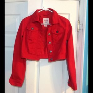 Red Denim Jacket