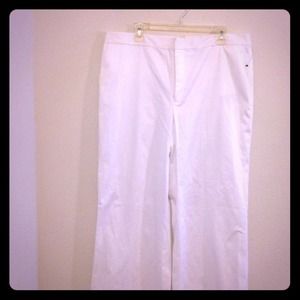 American Living  Wide Leg White Pants, Size 16