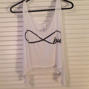 Infinity Love Crop Top