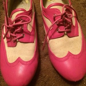 Pink & Creme Oxfords
