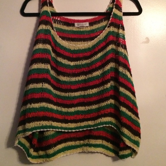 Knit cropped top