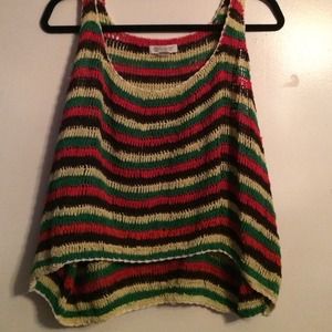 Knit cropped top