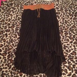 hi low Indian maxi skirt