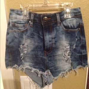 Size 3 high waisted shorts