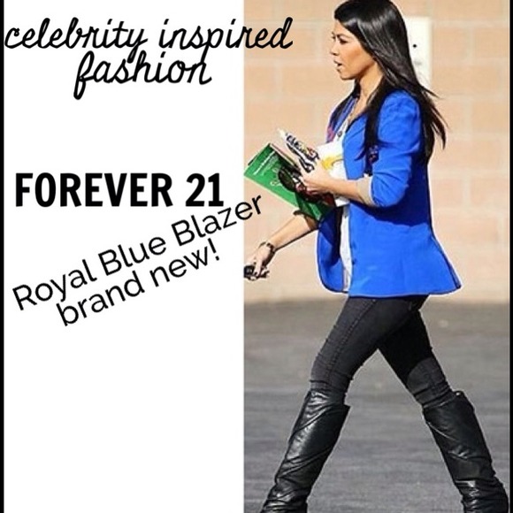 Forever 21 Royal Blue Blazer, size XS, BRAND NEW