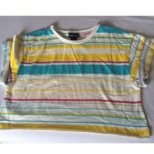 Wet Seal Striped Crop Top