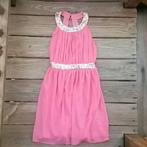 Flash sale! Backless summer dress in coral!!