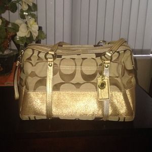 Gold Coach Purse