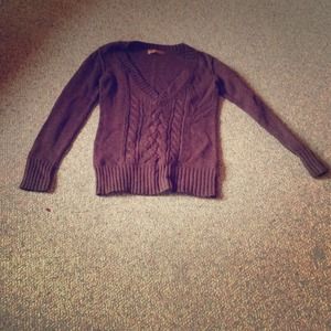 Brown sweater