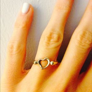 Tiffany floating heart ring