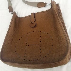 "H" Herms cross body bag