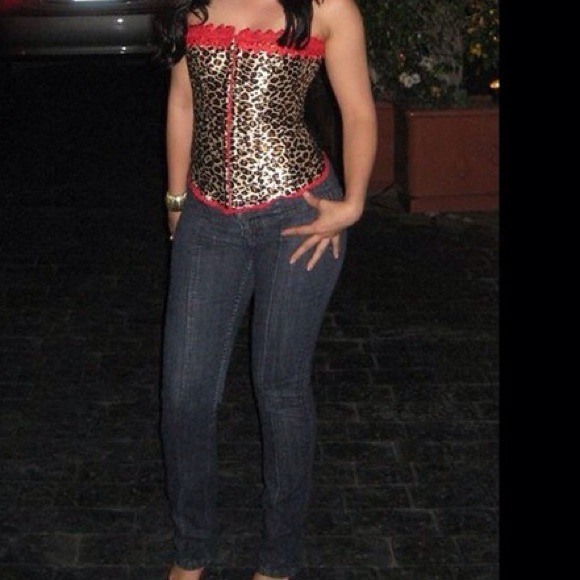 Fredrick's of Hollywood Leopard Corset