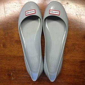 Authentic Hunter Rain Flats Grey