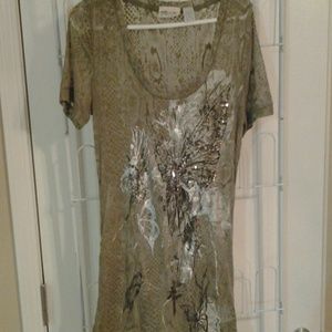 **Trade for dhannon ONLY** MISS ME burn out tee