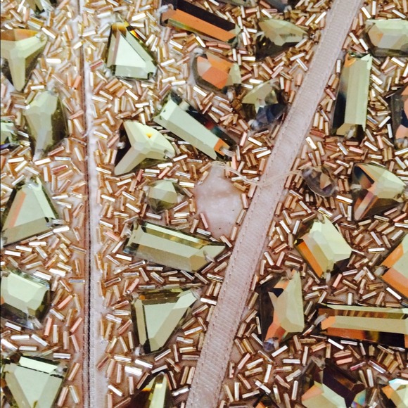 Sherri Hill Gold Size 8 Cocktail Dress - Picture 3 of 4