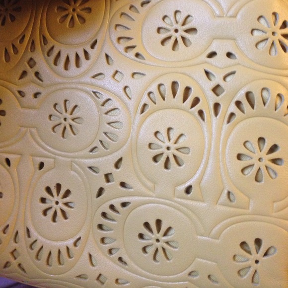 Yellow Coach wristlet. - Picture 2 of 4