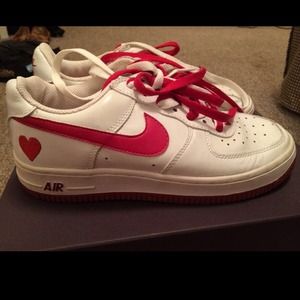Limited addition Valentines Day Nike Air Force I