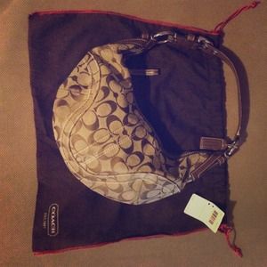 Coach Signature Hobo Handbag
