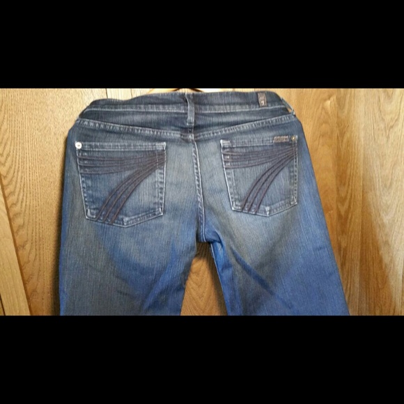 Sold -7 for All Mankind flare jeans. Size 28