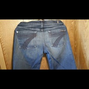 Sold -7 for All Mankind flare jeans. Size 28