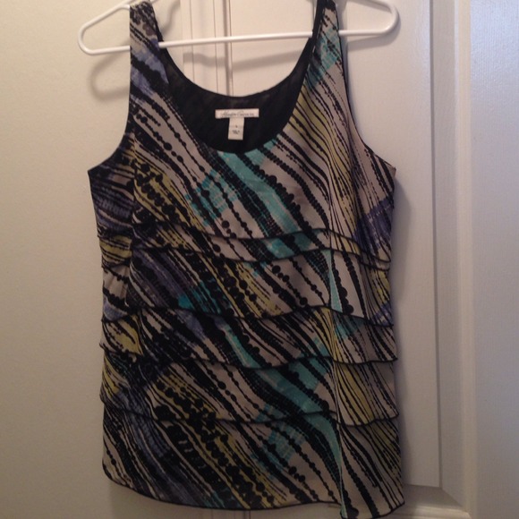 Kenneth Cole tiered tank