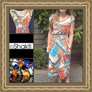 Gold chains and jewels eShakti dress NEW