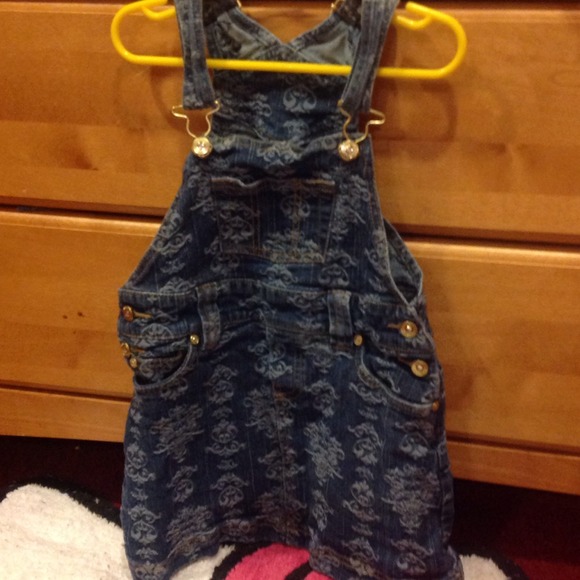 Girls denim dress