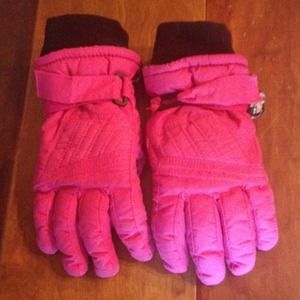 Pink Snow Gloves