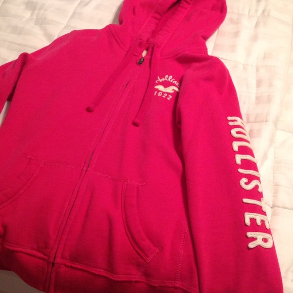 SOLD!!!Pink Hollister sweatshirt