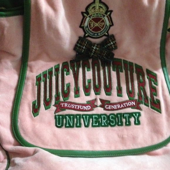 Juicy couture crystal backpack bag