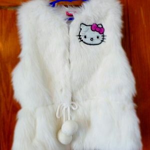 Hello Kitty Faux Fur Vest