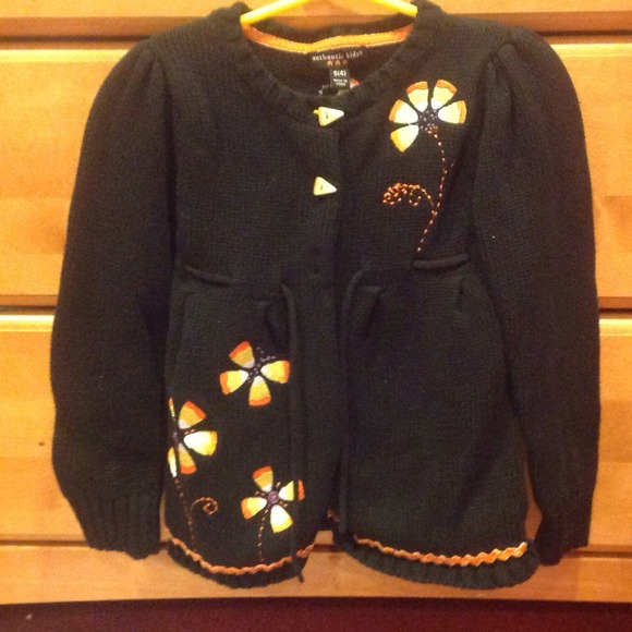 Little girls Halloween sweater