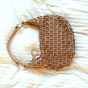 AUTH Fendi saddle bag