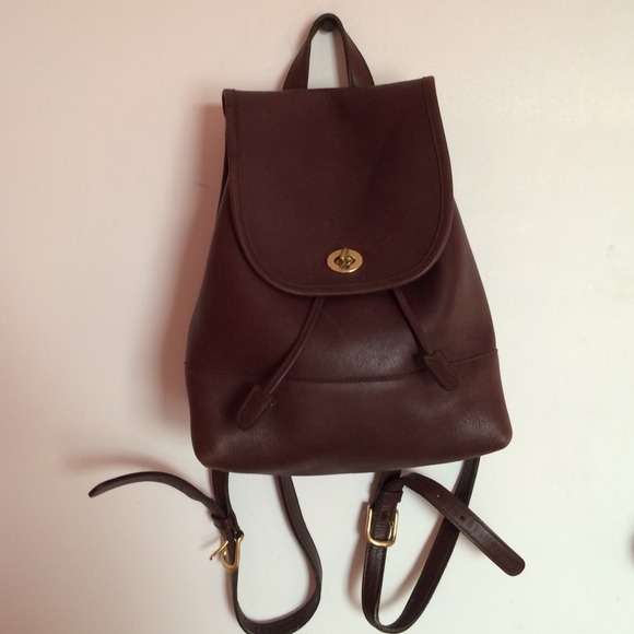 ❤️Vintage Coach Leather Backpack❤️