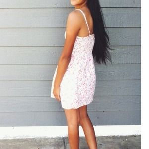 A&F Pink Floral Dress