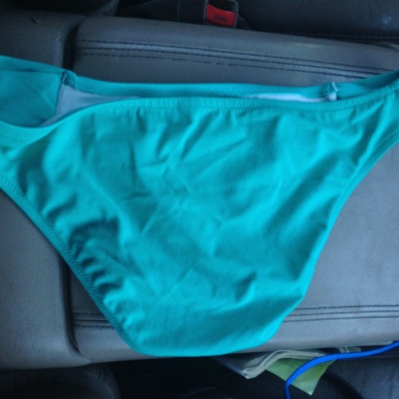 Turquoise bikini bottoms - Picture 3 of 4