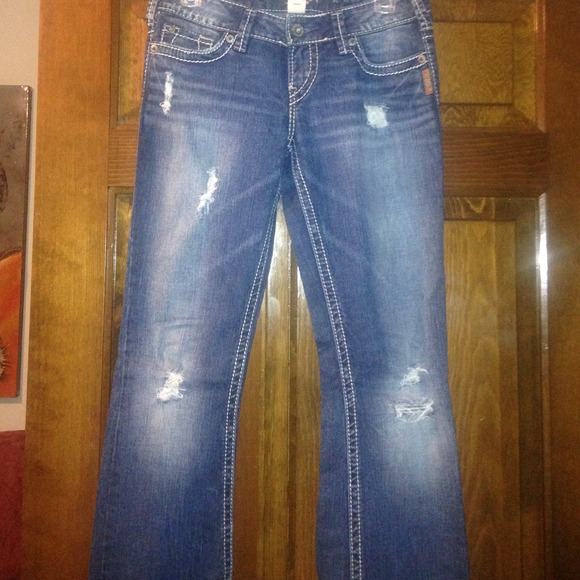 Silver jeans!