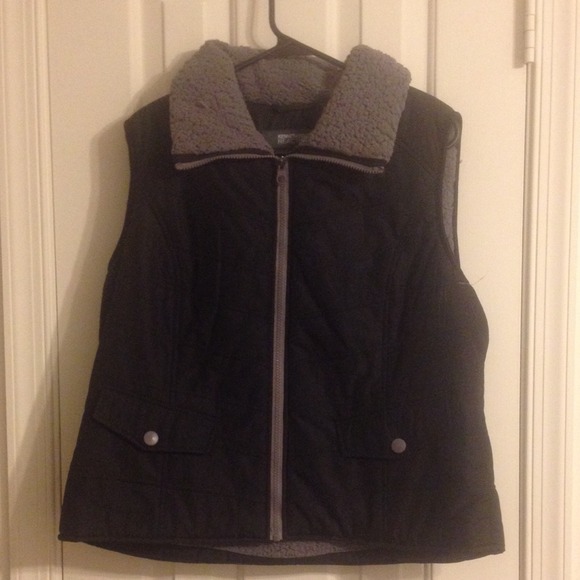 Black Winter Vest