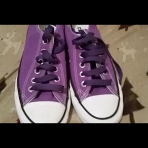 Purple Allstar Converse Size 8 Merch