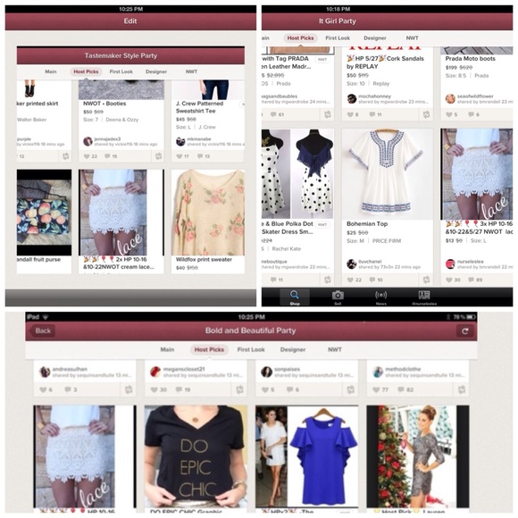 🎉🎉🎈🎈3x HP 10-16 &10-22&5/27 NWOT  lace skirt🎉 - Picture 2 of 4