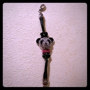 Very cute crystal panda bracelet