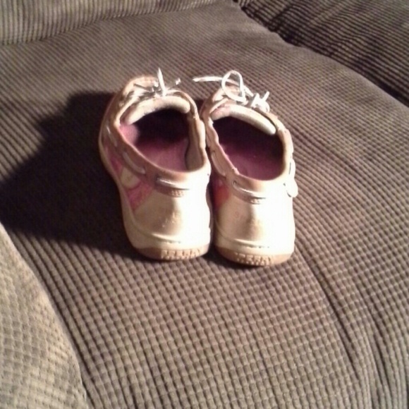 woman's floral&Leather Sperry Topsiders - Picture 2 of 4