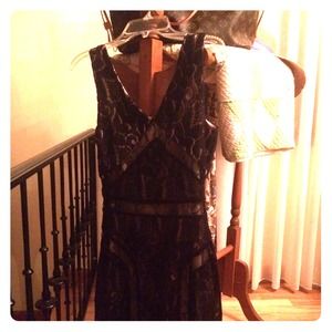 Black lace Bebe dress